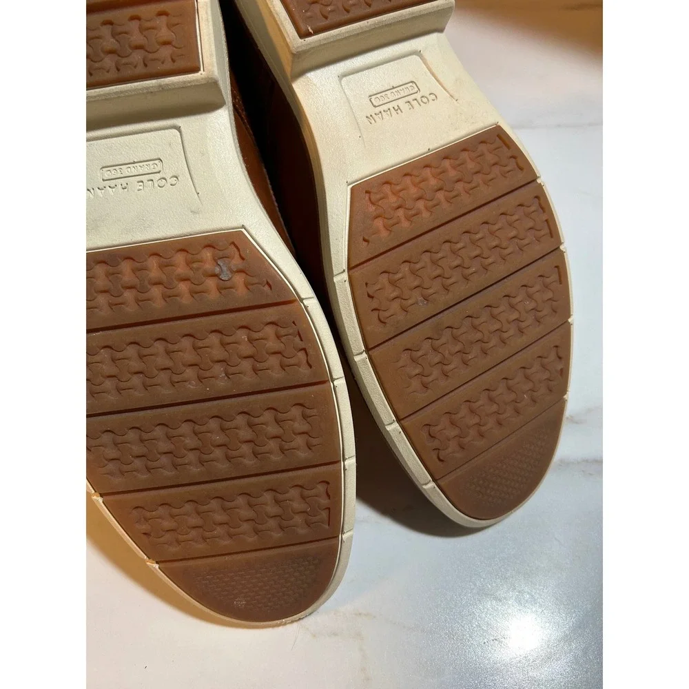 Cole Haan Mens Grand 360 British Tan Leather Oxford Shoes C34125 Size 10M